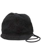 By Walid Handkerchief Hat - Black