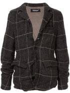 Undercover Check Scrunched Soft Blazer - Brown