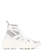 Agnona Sock Lined Sneaker - White