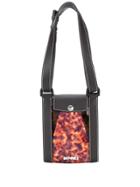 Sunnei Tortoiseshell-effect Panel Tote Bag - Brown