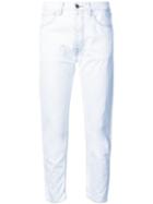 Bassike Classic Crop Jeans, Women's, Size: 10, Blue, Cotton