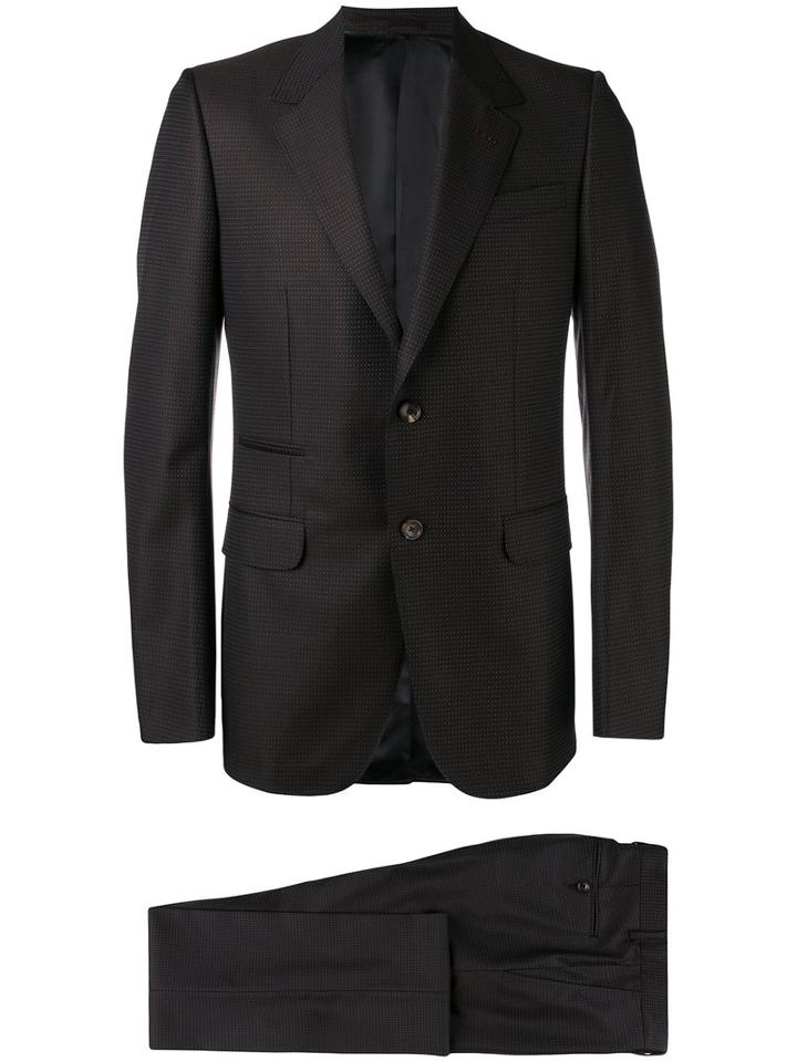 Gucci - Polka-dot Two Piece Suit - Men - Cupro/viscose/wool - 52, Black, Cupro/viscose/wool