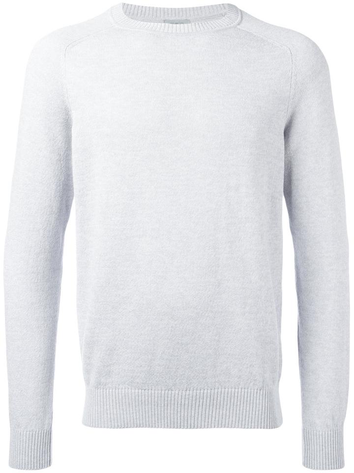 Malo Crew Neck Sweater, Men's, Size: 54, Grey, Cotton