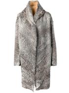 Liska Chiron Shearling Coat - Grey