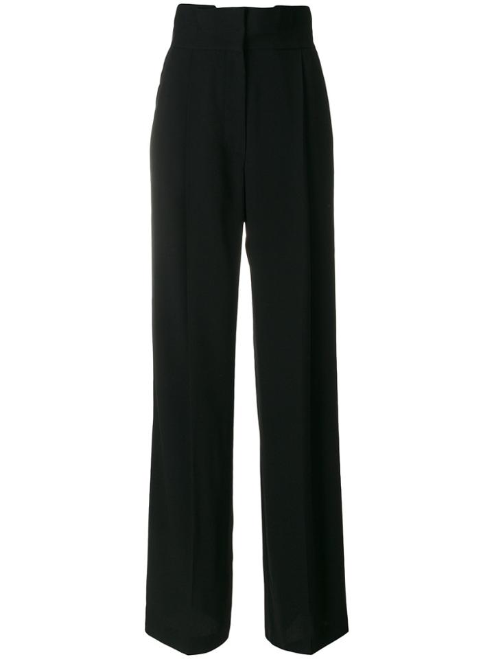 Msgm High Waisted Trousers - Black