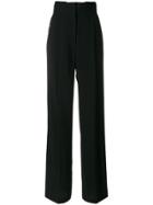 Msgm High Waisted Trousers - Black
