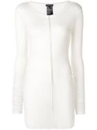 Ann Demeulemeester Fine Knit Mid-length Sweater - White