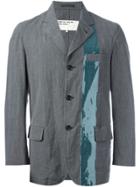 Comme Des Garçons Vintage Stripe Detail Jacket - Grey
