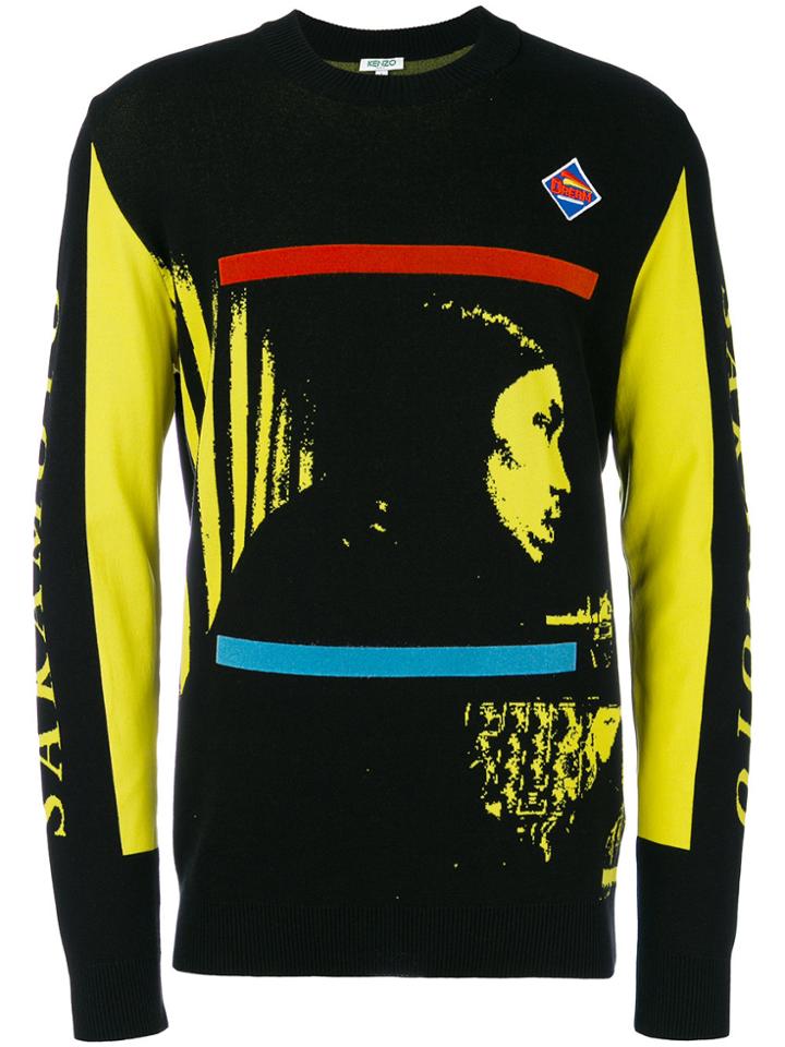 Kenzo Technical Jacquard Jumper - Black