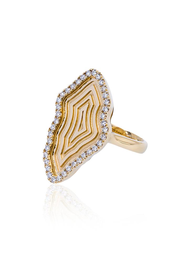 Kimberly Mcdonald Medallion Ring - Metallic