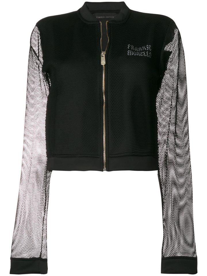 Frankie Morello Alexia Bomber Jacket - Black