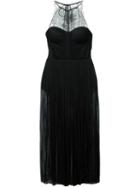 Maria Lucia Hohan Lace Detail Pleated Dress