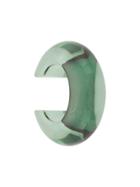 Lizzie Fortunato Jewels Arc Cuff Wide Bracelet - Green