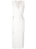 Dion Lee Corrugated Pleated Side Panel Dress - White