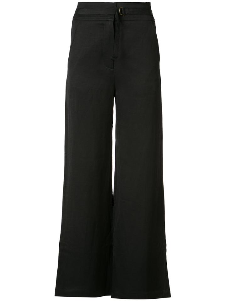 Lee Mathews Flared Trousers - Black