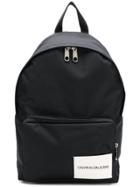 Calvin Klein Jeans Logo Patch Backpack - Black