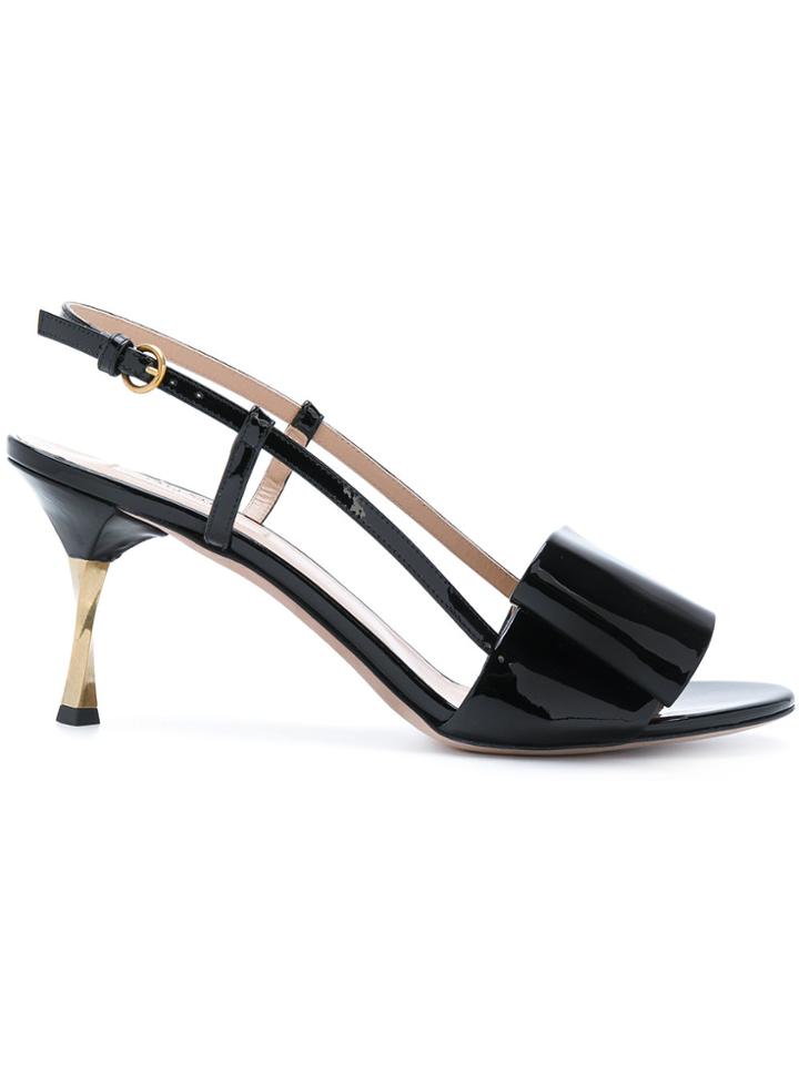 Valentino Valentino Garavani Bow Detail Sandals - Black
