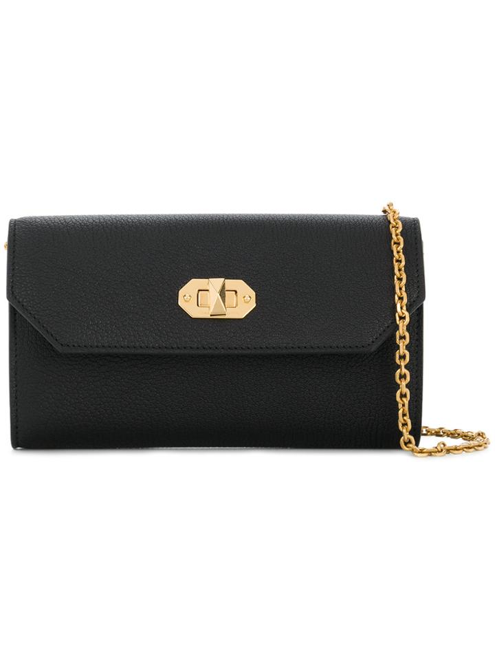 Alexander Mcqueen Chain-strap Wallet - Black