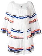 Lisa Marie Fernandez Short Peasant Dress, Women's, Size: 1, White, Linen/flax
