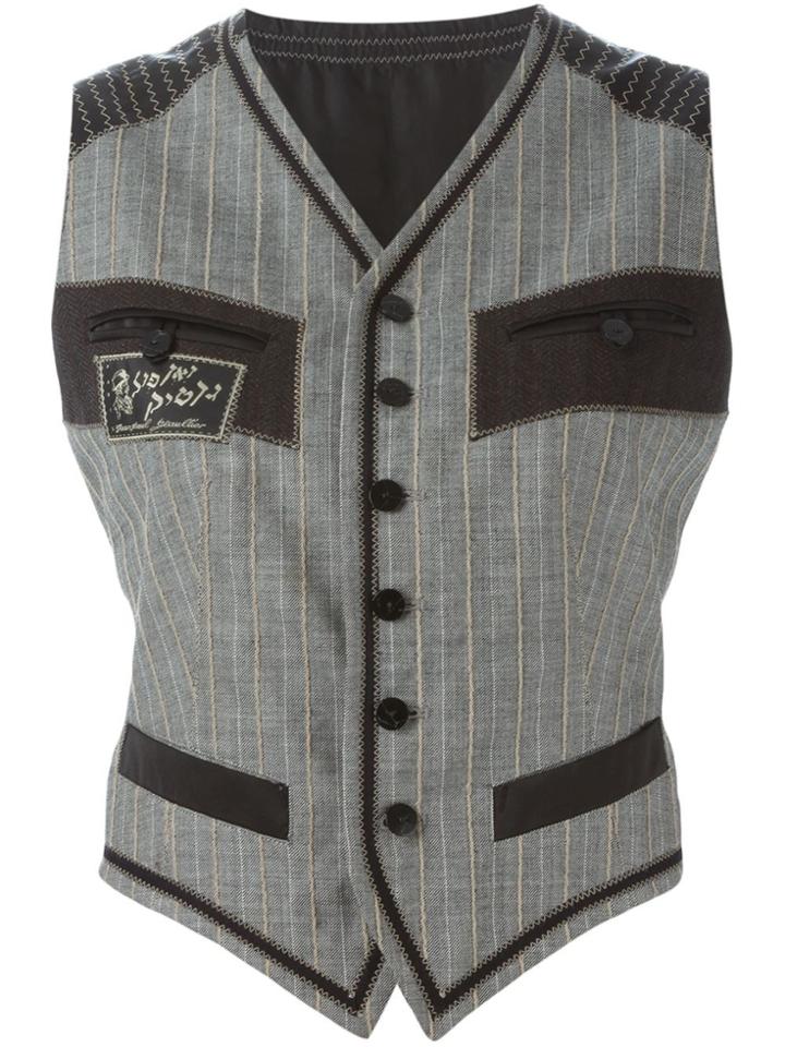 Jean Paul Gaultier Vintage 'les Rabbins Chic' Waistcoat - Grey