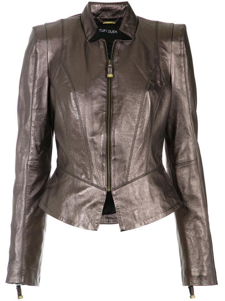 Tufi Duek Slim Fit Jacket - Metallic