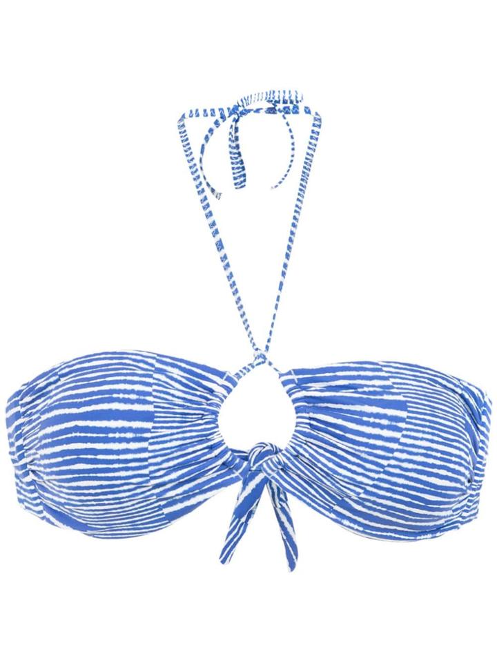 Track & Field Bali Bandeau Bikini Top - Blue