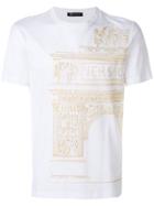 Versace Greek Fresco Print T-shirt - White