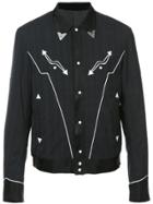 Takahiromiyashita The Soloist Arrow Embroidered Shirt Jacket - Black