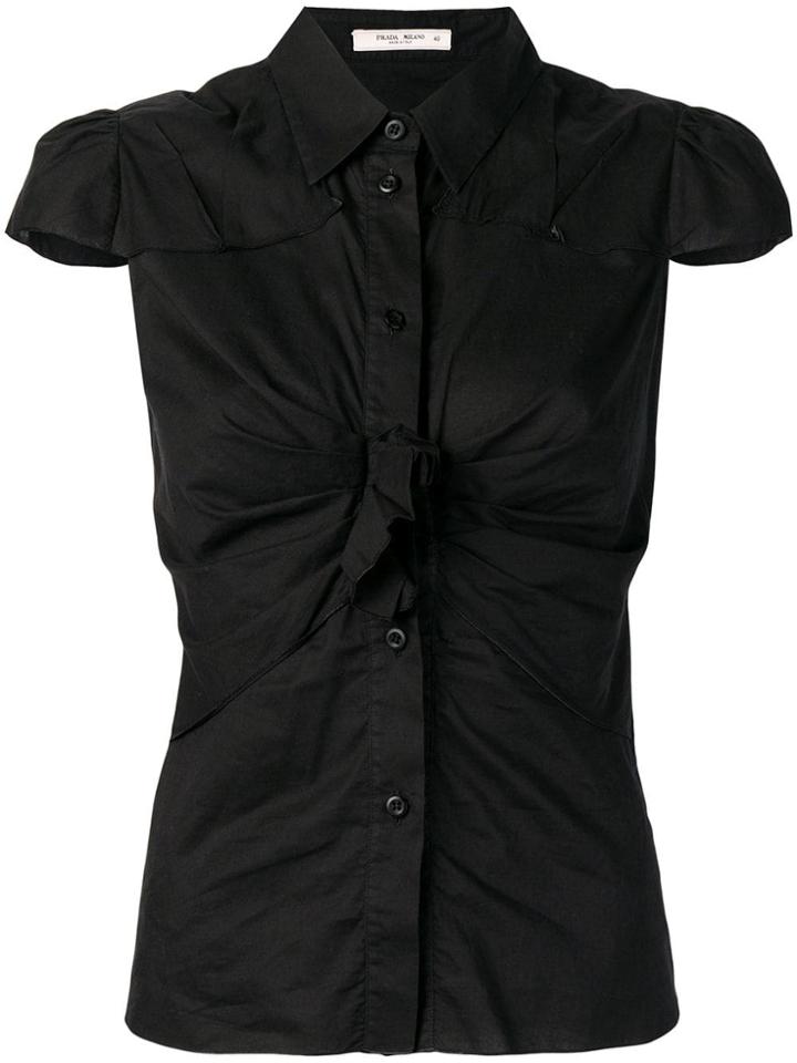 Prada Vintage 2000's Short-sleeved Shirt - Black