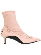 Tod's X Alessandro Dell'acqua Pointed Sock Boots - Pink