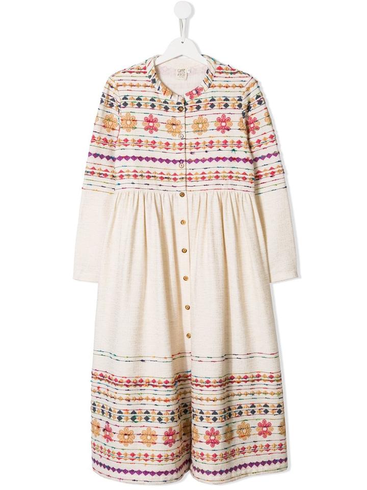 Caffe' D'orzo Loretta Tunic Dress - Neutrals
