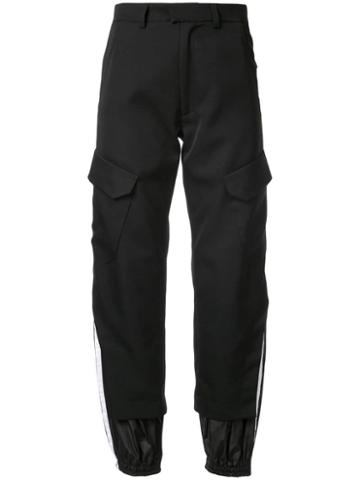 Delada Trouserswith Leg Detail - Black