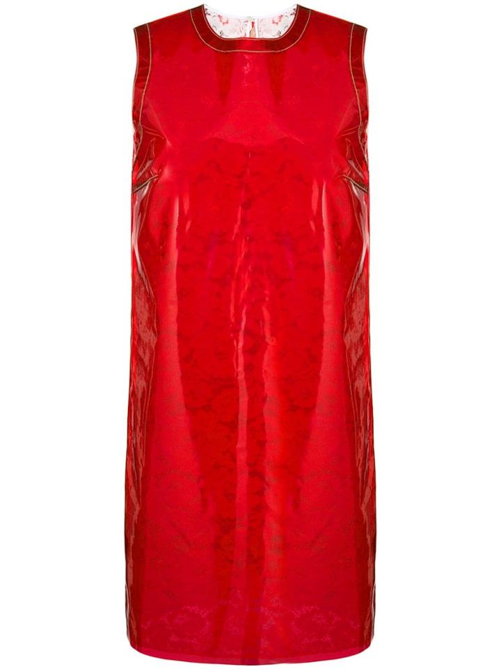 No21 Floral Lace Lining Dress - Red