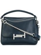 Tod's - Double T Shoulder Bag - Women - Leather - One Size, Women's, Blue, Leather
