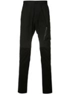 Julius - Zipped Detail Skinny Trousers - Men - Cotton/nylon - 4, Black, Cotton/nylon