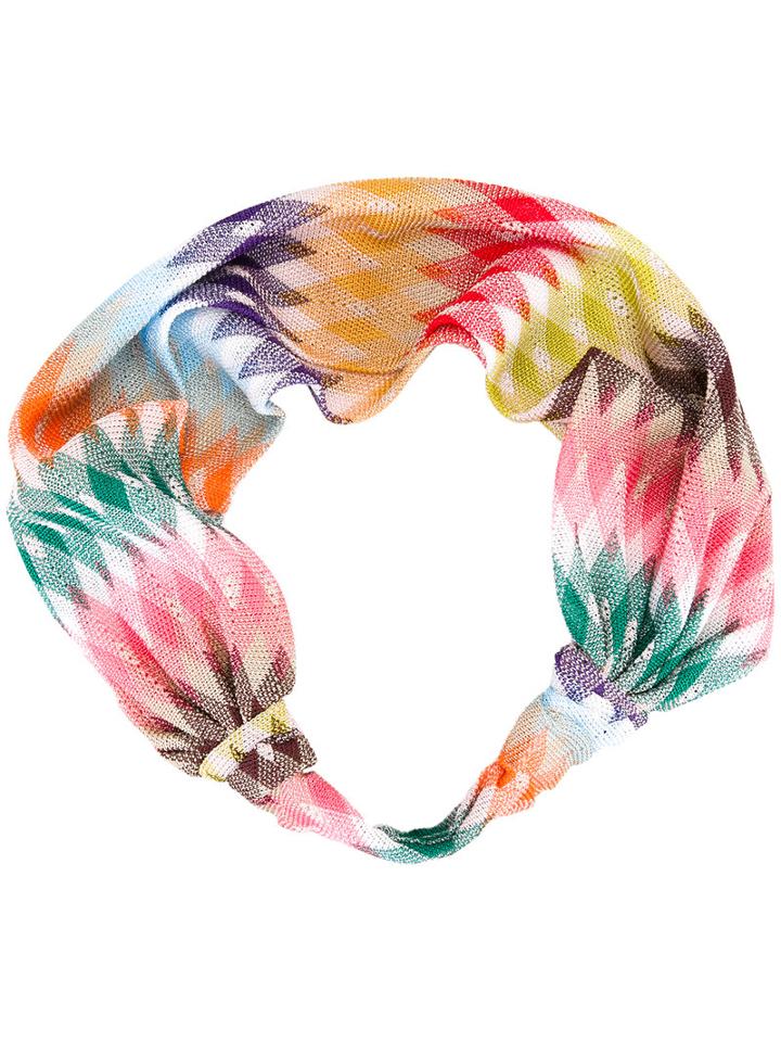 Missoni Zig-zag Hair Band, Women's, Viscose