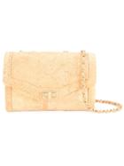 Chanel Pre-owned Quilted Chain Shoulder Bag - Brown
