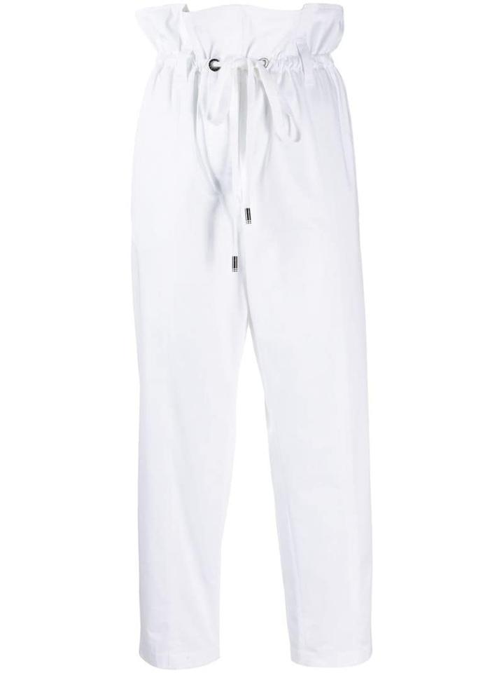 Dolce & Gabbana Paperbag Trousers - White