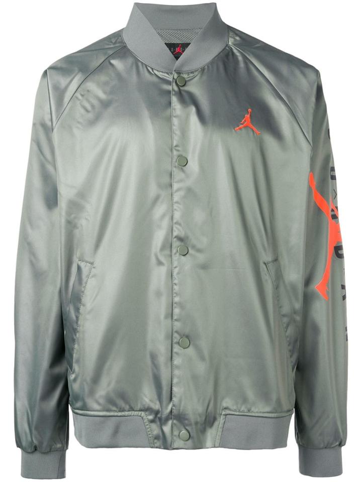 Nike Nike X Jordans Bomber Jacket - Green