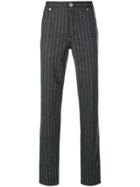 Brunello Cucinelli Regular Pinstriped Trousers - Grey