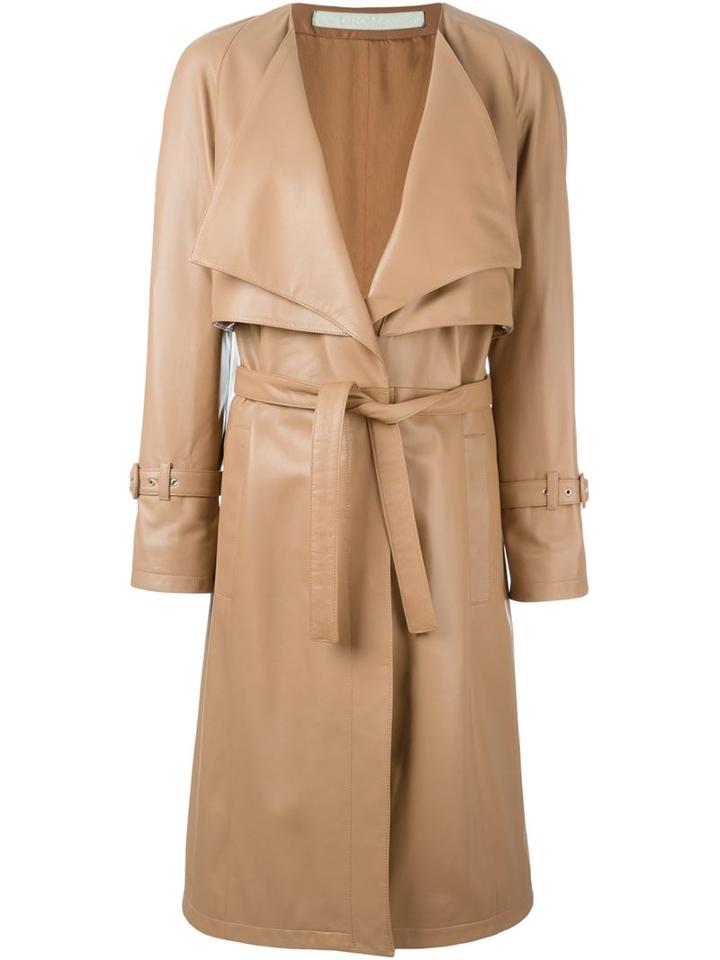 Drome Leather Trench Coat