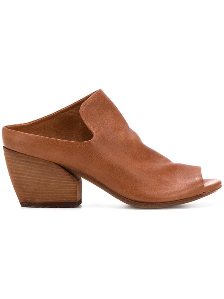 Officine Creative Open-toe Mules - Brown