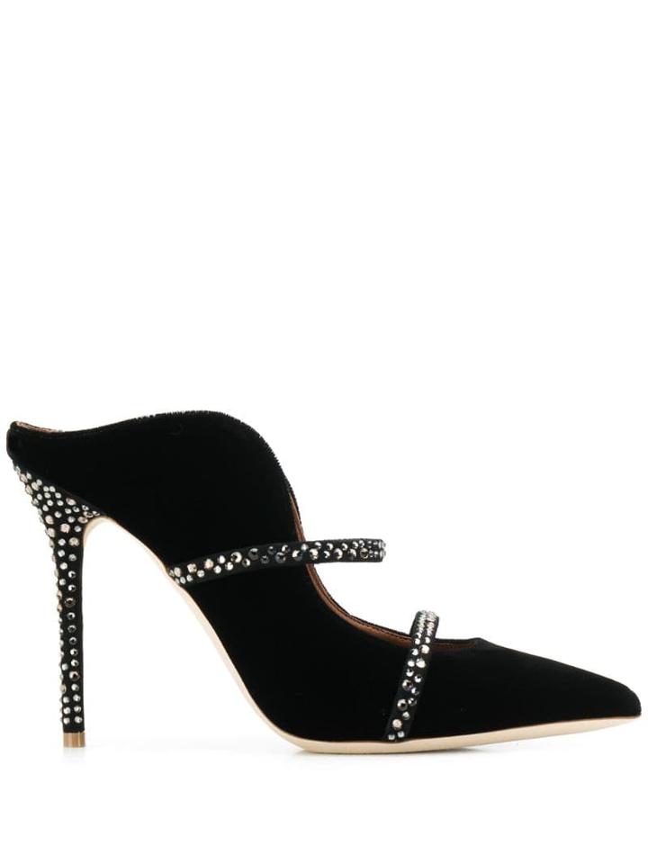 Malone Souliers Maureen Crystal Pumps - Black