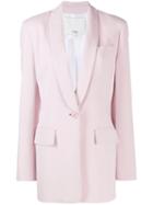 Tibi Oversized Single-breasted Blazer - Pink