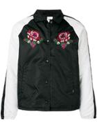 Vans Rose Embroidered Shirt Jacket - Black