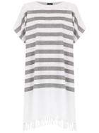 Osklen Striped Dress - White