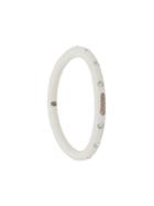 Chanel Pre-owned 2000 Logo Plaque Bangle - White