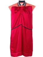 Carven Polo Collar Dress - Red