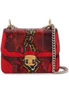 Ermanno Scervino Snakeskin Shoulder Bag - Red