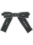 Dolce & Gabbana Queen Ribbon Tie - Black